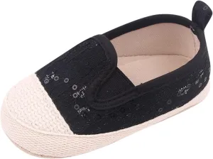 Summer Toddler Shoes Girls Casual Shoes Flat Lightweight Slip On Comfortable Simple Shoes