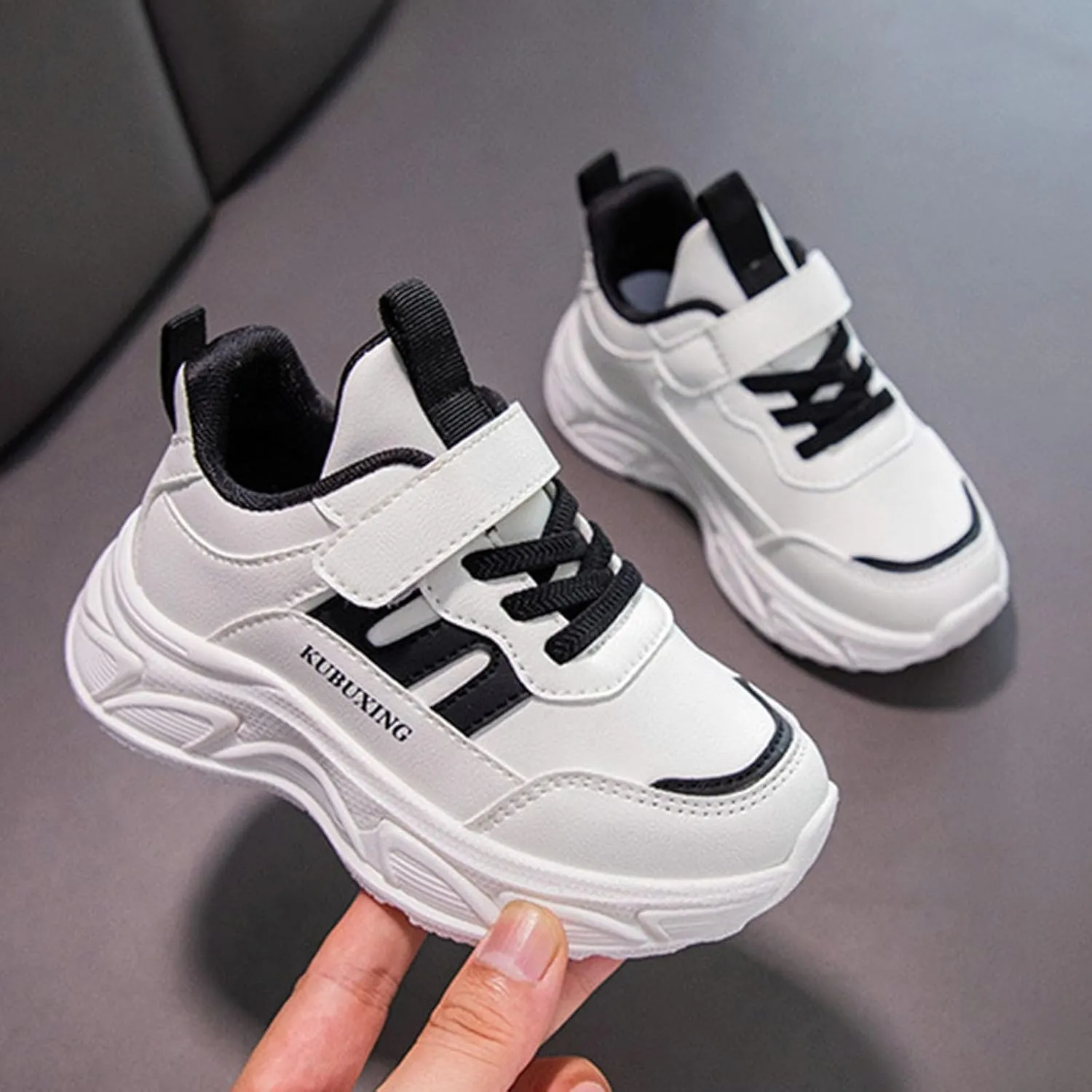 Toddler Big Kids Shoes Boys Girls Breathable Sneakers Athletic Running Shoes Casual White Sports Sneakers for Girls