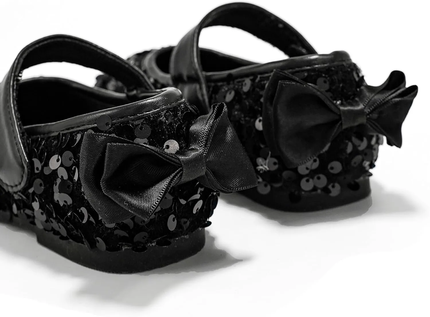 Toddler Girls Little Kid Ballet Sequin Ribbon Bows Flats Mary Jane Party Dress Shoes