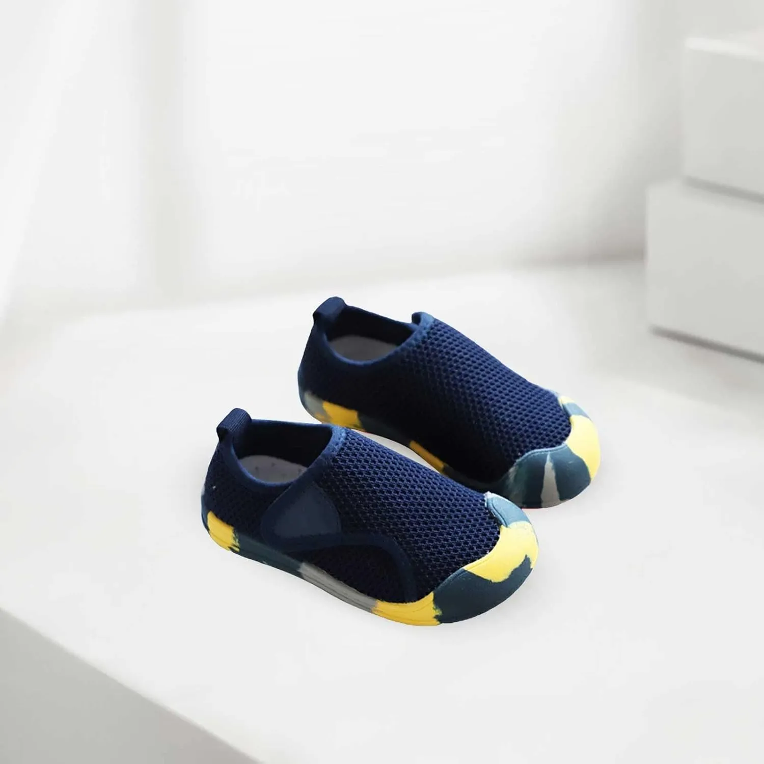 Toddler Sneaker Toddler Baby Boy Girl Shoes Breathable Shoes Baotou Mesh Baby Soft Sole Fashion Unisex Sneakers