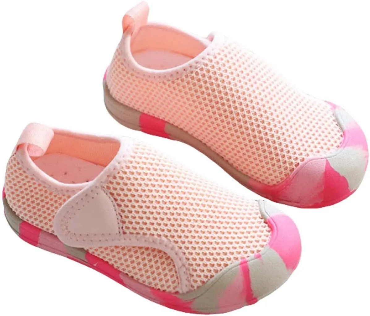 Toddler Sneaker Toddler Baby Boy Girl Shoes Breathable Shoes Baotou Mesh Baby Soft Sole Fashion Unisex Sneakers