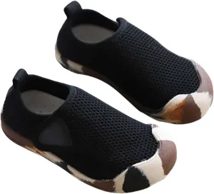 Toddler Sneaker Toddler Baby Boy Girl Shoes Breathable Shoes Baotou Mesh Baby Soft Sole Fashion Unisex Sneakers