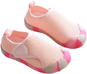 Toddler Sneaker Toddler Baby Boy Girl Shoes Breathable Shoes Baotou Mesh Baby Soft Sole Fashion Unisex Sneakers