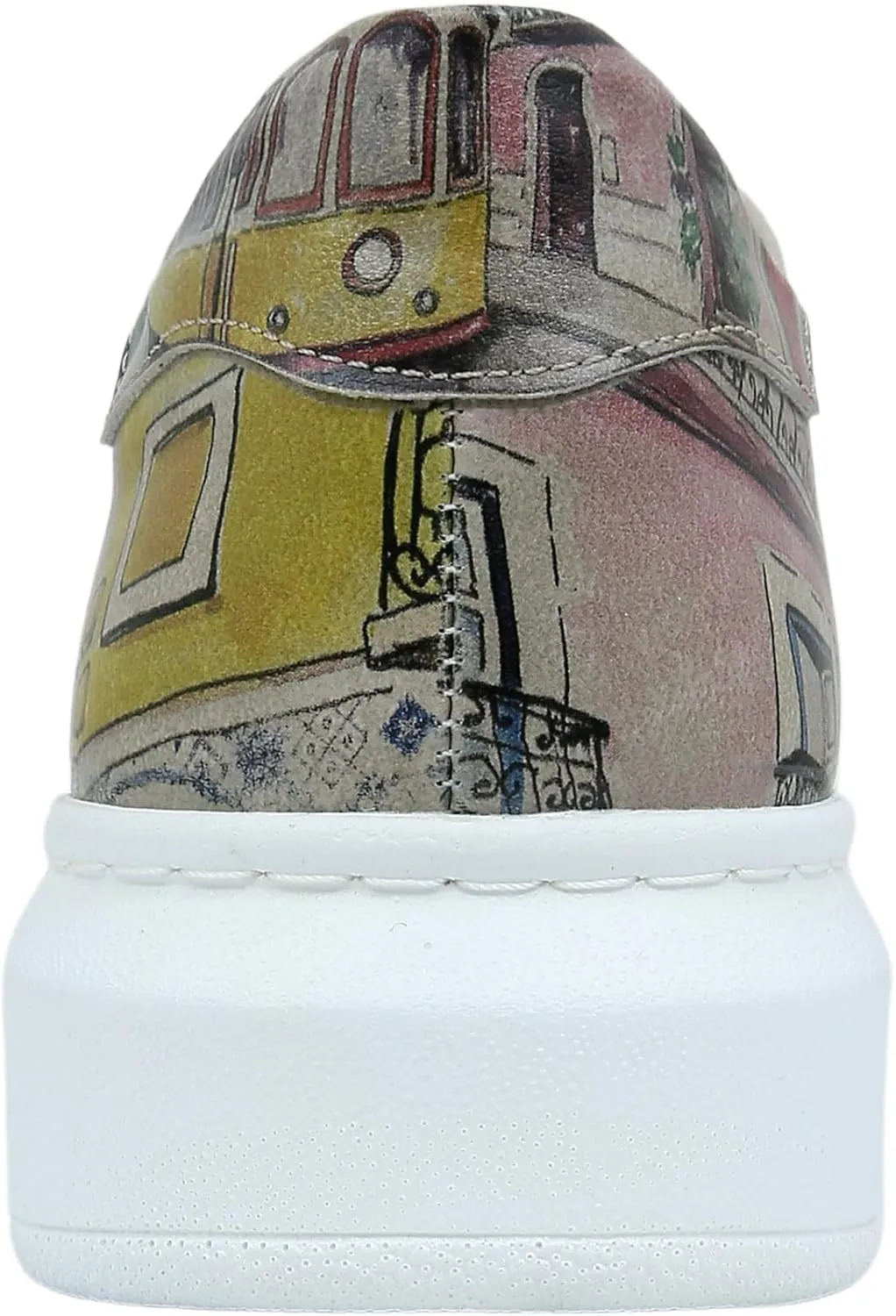 Wedge Platform Sneakers for Women - Handmade Vegan Leather, Unique Chunky Sneakers