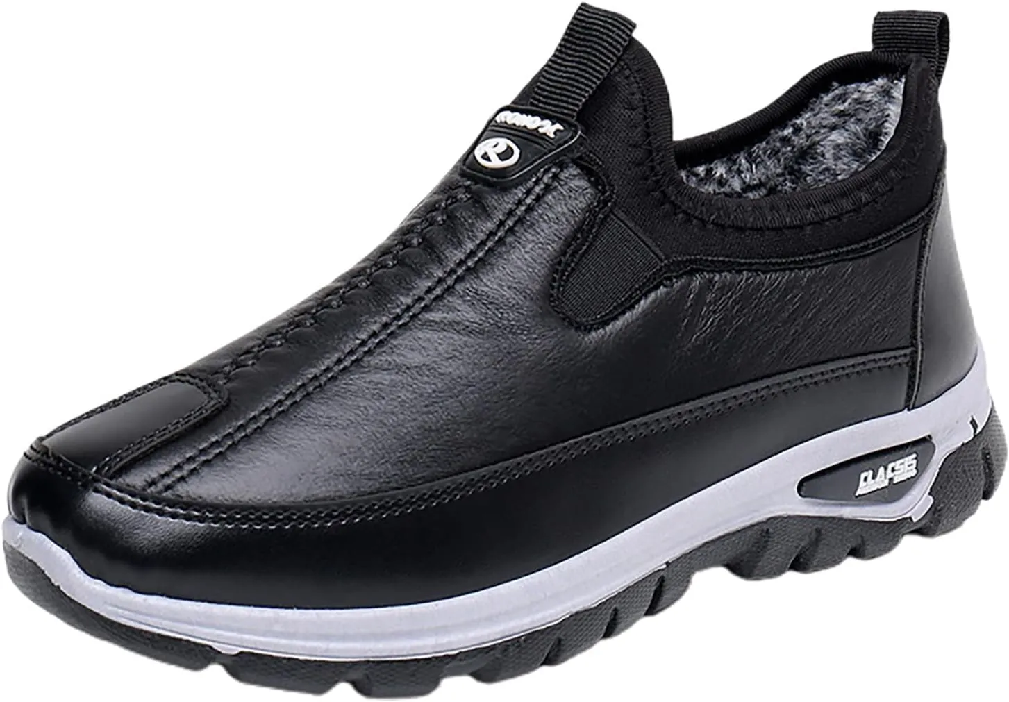 Winter Women's Shoes Leather Surface Water Proof and Warm Middle and Elderly Winter Boots for Snow for Women Wide Width