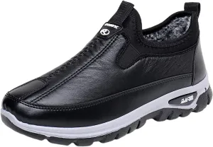 Winter Women's Shoes Leather Surface Water Proof and Warm Middle and Elderly Winter Boots for Snow for Women Wide Width