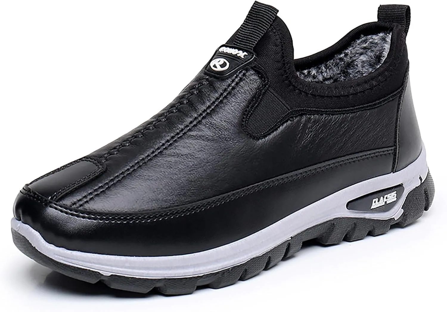 Winter Women's Shoes Leather Surface Water Proof and Warm Middle and Elderly Winter Boots for Snow for Women Wide Width