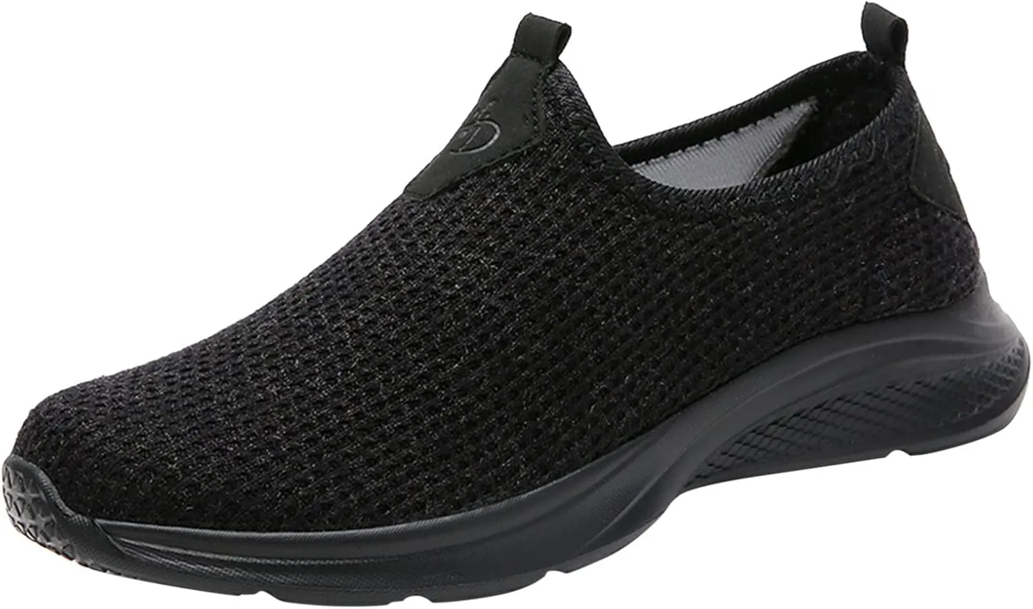 Women Lightweight Slip On Sneakers Casual Walking Shoes Comfortable Canvas Flats Non Slip Elastic Loafers
