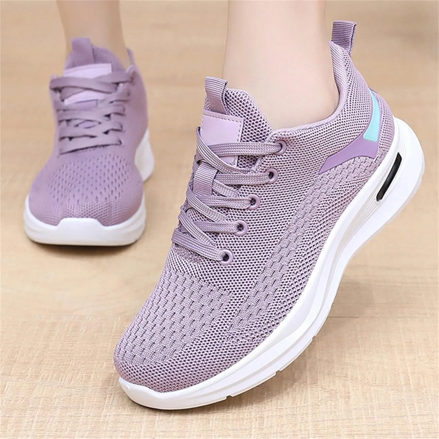 Women Running Shoes Walking Training Sneakers Sport Gym Tennis Shoes Non Slip Lightweight Sneaker for Casual Mesh