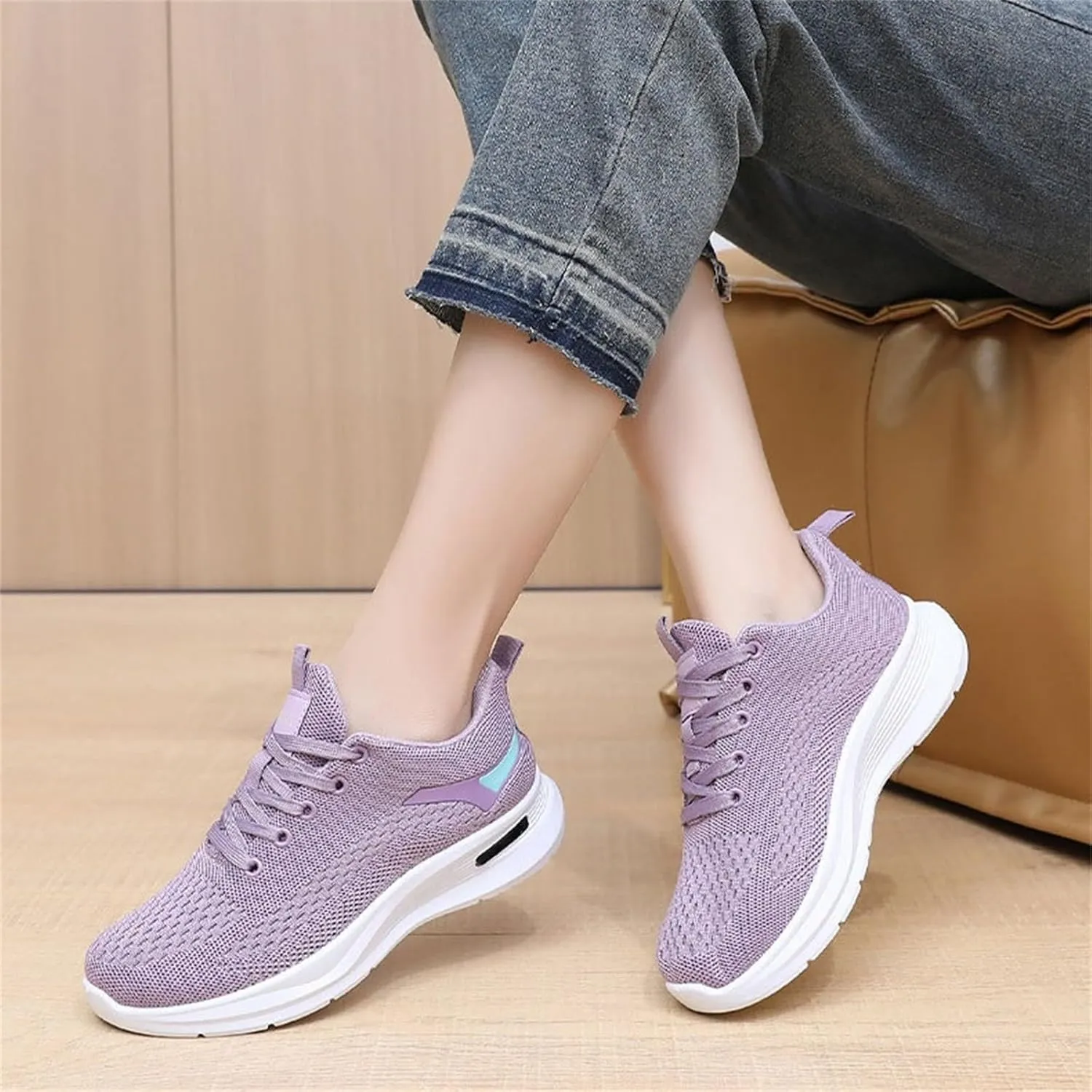 Women Running Shoes Walking Training Sneakers Sport Gym Tennis Shoes Non Slip Lightweight Sneaker for Casual Mesh