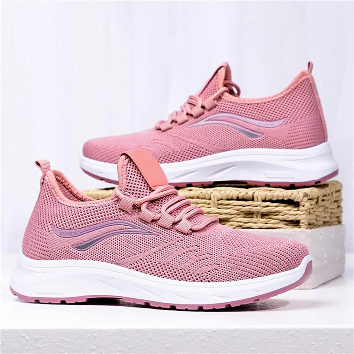 Women Wide Toe Box Shoes Wide Width Sneakers Running Shoes Non-Slip Tennis Breathable Walking Athletic Sneakers