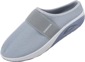 Women's Backless Slip on Mesh Sneakers Shoes Womens Running Shoes Comfortable Men Casual Dress Shoes Platform Sneakers Waterproof Tennis Shoe Cross Trainer Shoe