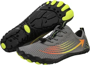 Womens Barefoot Shoes Wide Toe Box Slip On Walking Shoes Grounded Footwear for Women with Neuropathy Breathable Lightweight Hiking Zero Drop