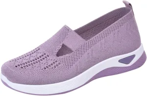 Womens Canvas Slip On Sneakers Casual Comfortable Walking Shoes Lightweight Flat Fashion Elastic Loafers