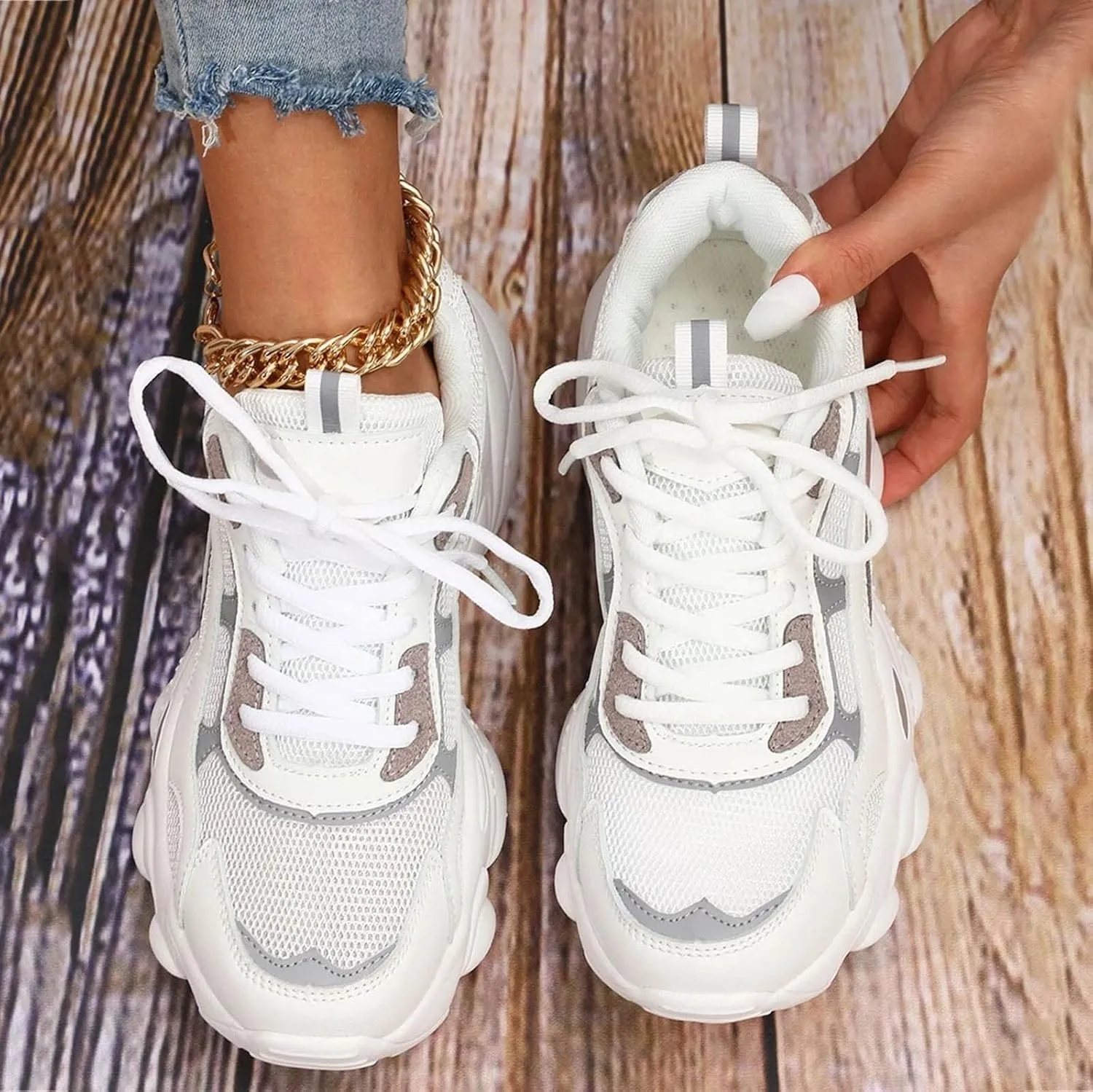 Womens Canvas Slip On Sneakers Casual Walking Shoes Lightweight Comfortable Flats Non Slip Elastic Loafers