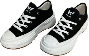 Women's Canvas Sneakers with Chunky Sole