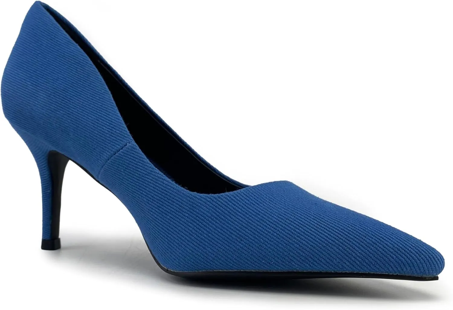 Women's Colorful Denim Walkers Stiletto Heel Dress Pump Shoes