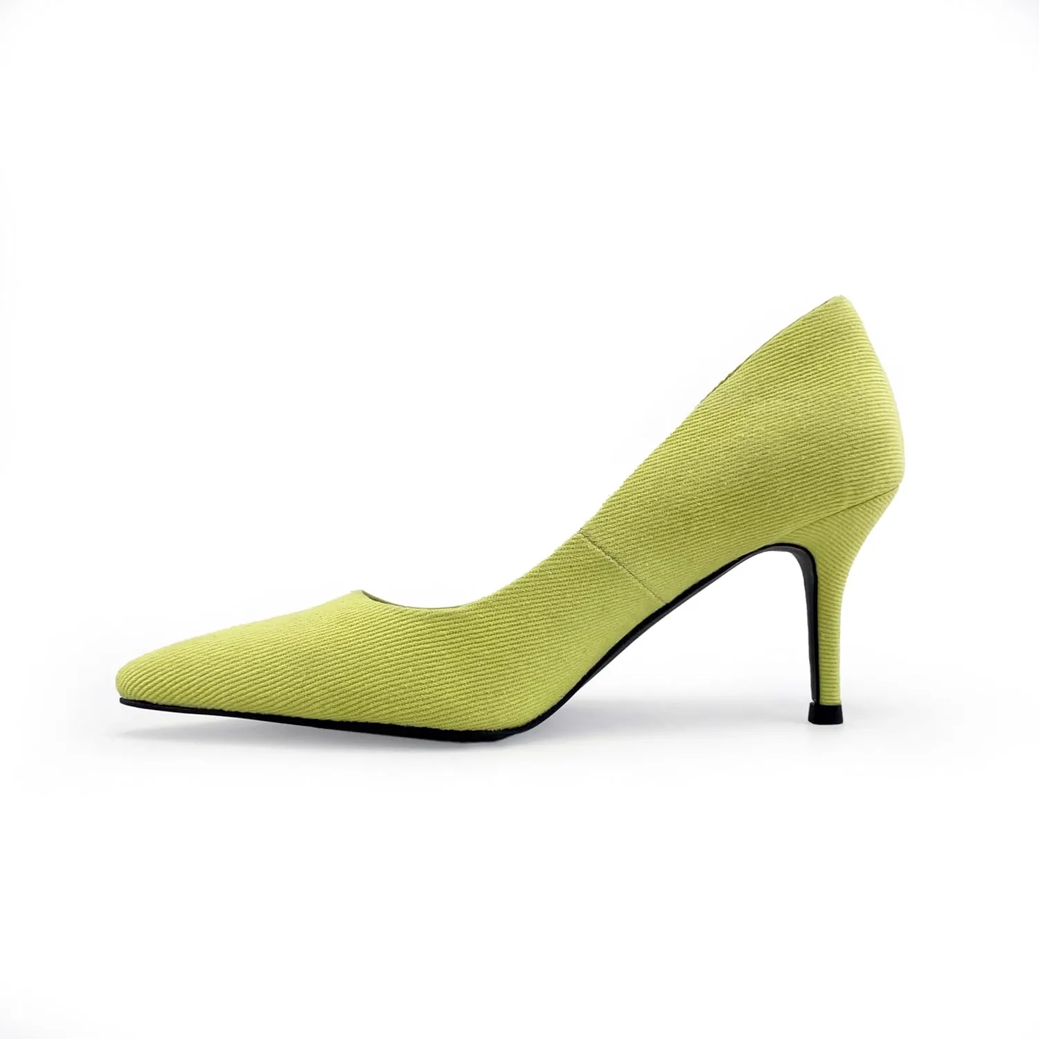 Women's Colorful Denim Walkers Stiletto Heel Dress Pump Shoes