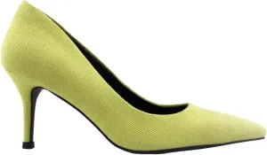 Women's Colorful Denim Walkers Stiletto Heel Dress Pump Shoes