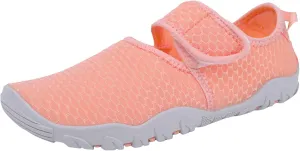 Women's Grounded Footwear Solid Color Mesh Breathable Shoes Hook and Loop Wading Shoes Barefoot Minimalist Shoes
