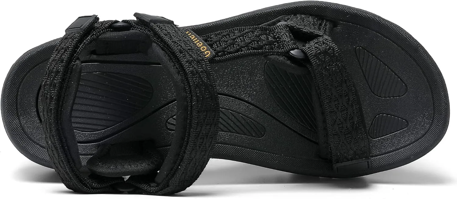 Women's Hiking Sport Sandals Water Outdoor Athletic Shoes With Arch Support Adjustable Velcro Beach Shoes