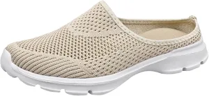 Women's Orthopedic Clogs Lightweight Platform Sandals Breathable Mesh Walking Mules Slip-On Slippers Sport Sandals