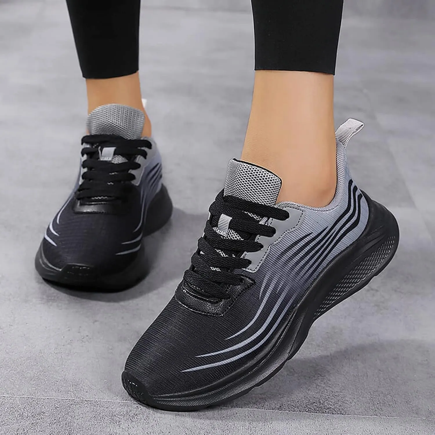Womens Orthopedic Walking Shoes Non Slip Lightweight Casual Breathable Tennis Shoes Lightweight Elderly Shoe