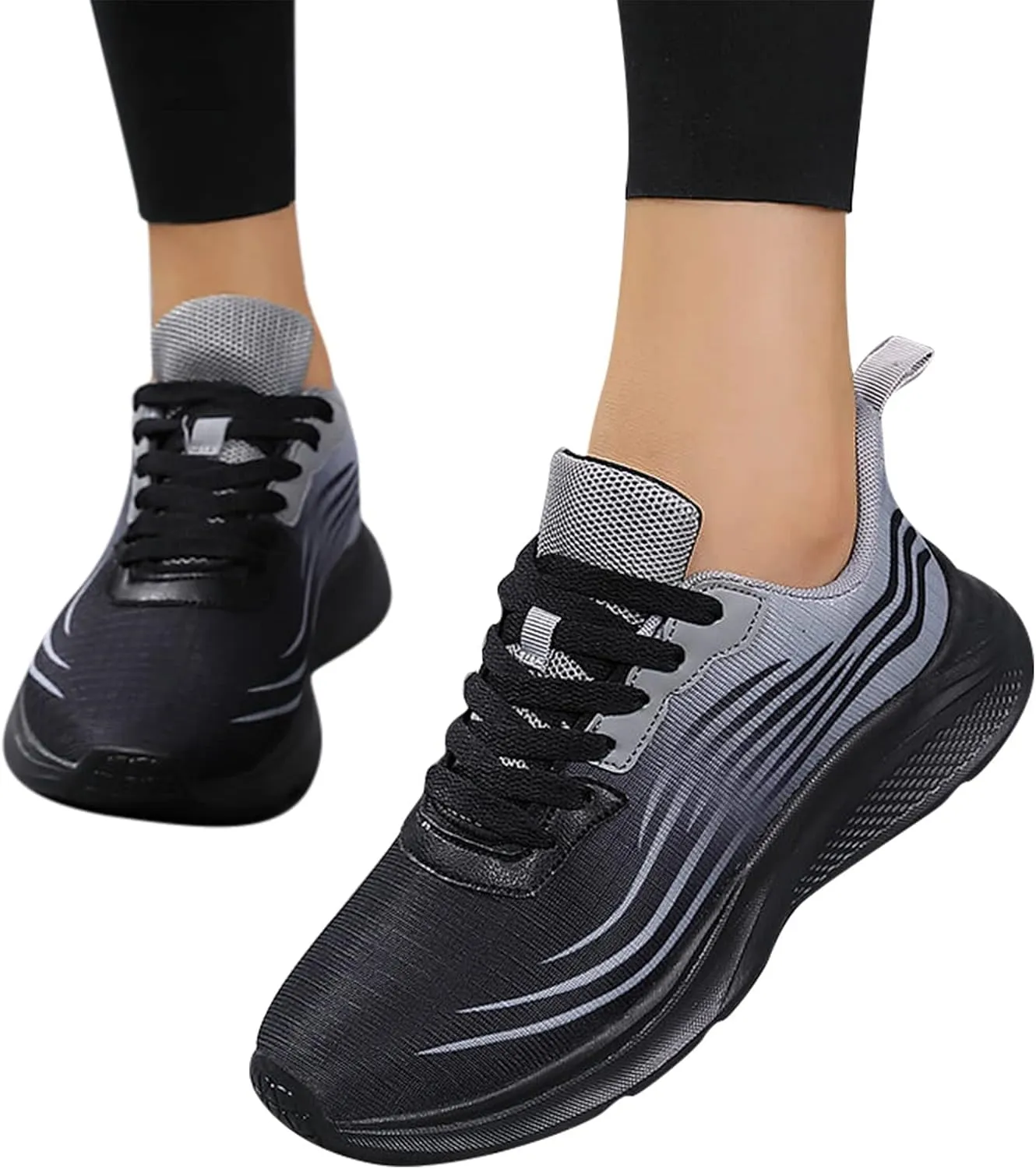 Womens Orthopedic Walking Shoes Non Slip Lightweight Casual Breathable Tennis Shoes Lightweight Elderly Shoe