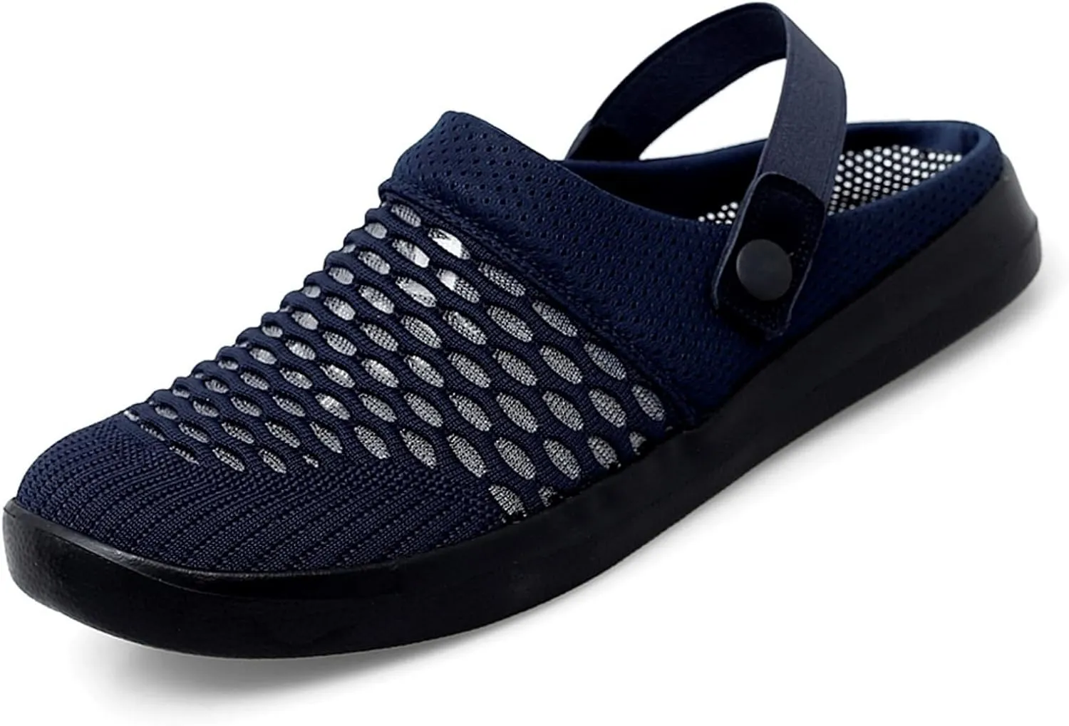 Women's Platform Clogs Slip On Slides Breathable Quick Drying Non-Slip Gardener Mule Slippers Comfort Walking Closed Round Toe Sports Sandals
