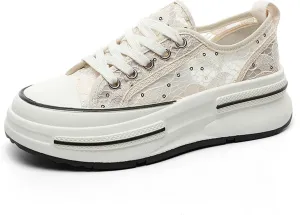 Womens Platform Sneakers Breathable Mesh Comfortable Walking Shoes Casual Summer Chunky Sneakers