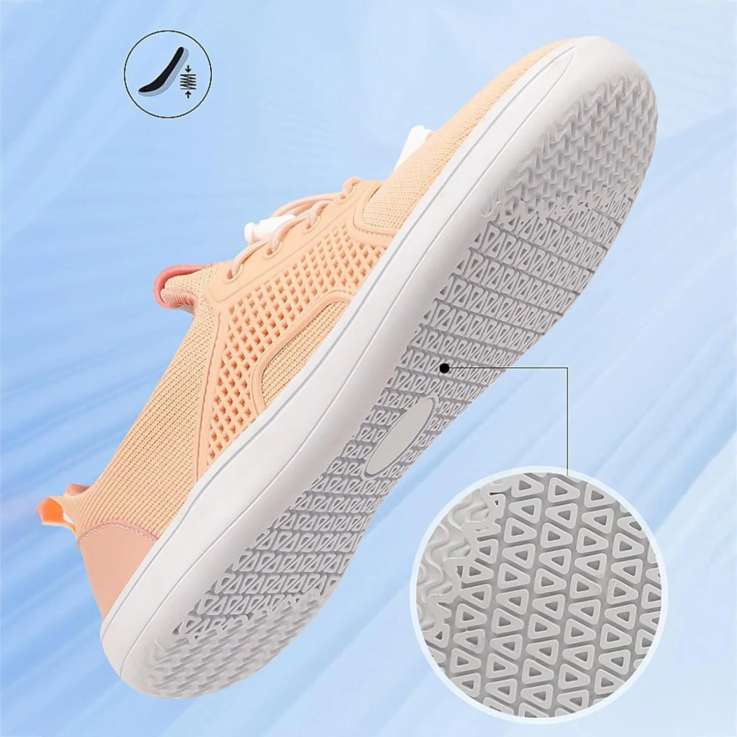 Women's Shoes Black Loafers Shoes Women Lightweight Comfort Casual Workout Shoes Women's Orthopedic Shoes