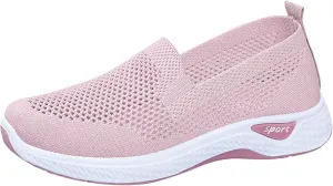 Womens Slip On Loafers Casual Comfortable Walking Shoes Lightweight Canvas Sneakers Non Slip Flat Flats