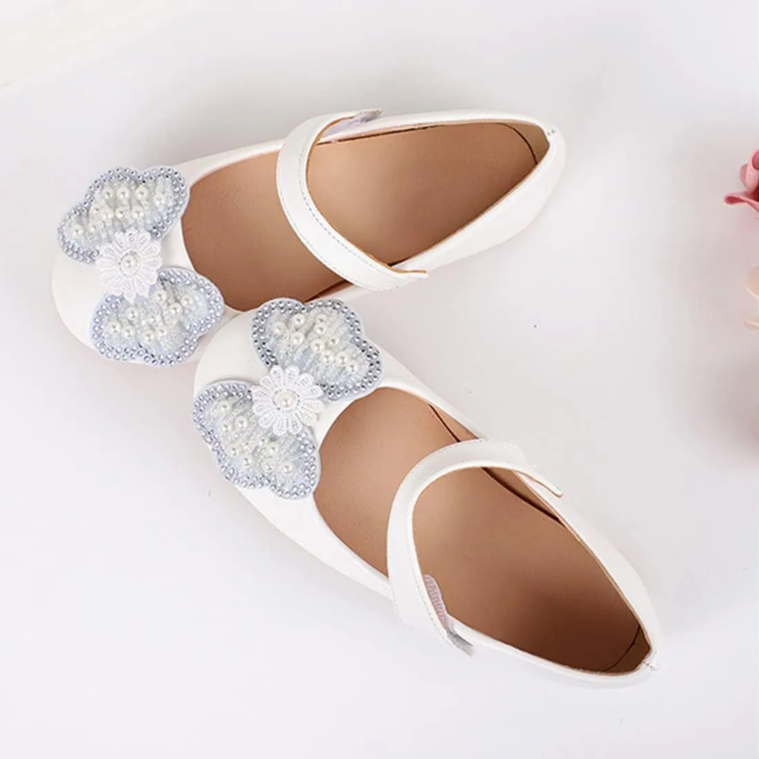 YIBLBOX Little Girl's Ballet Flat Dress Shoes Mary Jane Wedding Flower Bridesmaids Princess Shoes