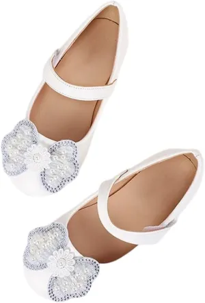YIBLBOX Little Girl's Ballet Flat Dress Shoes Mary Jane Wedding Flower Bridesmaids Princess Shoes